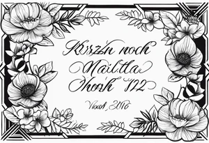 krisztina 22.05.2000 sohn noah 23.06.2021 daten tattoo idea