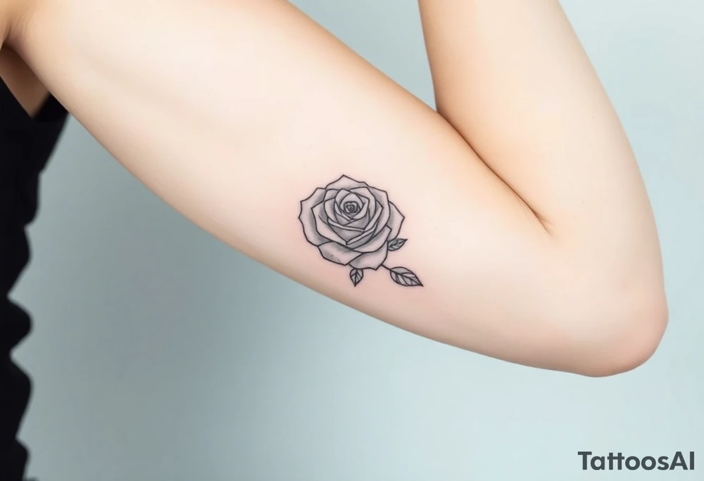 rose tattoo idea