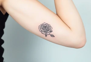rose tattoo idea