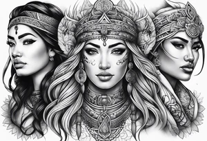 Three moirai tattoo tattoo idea