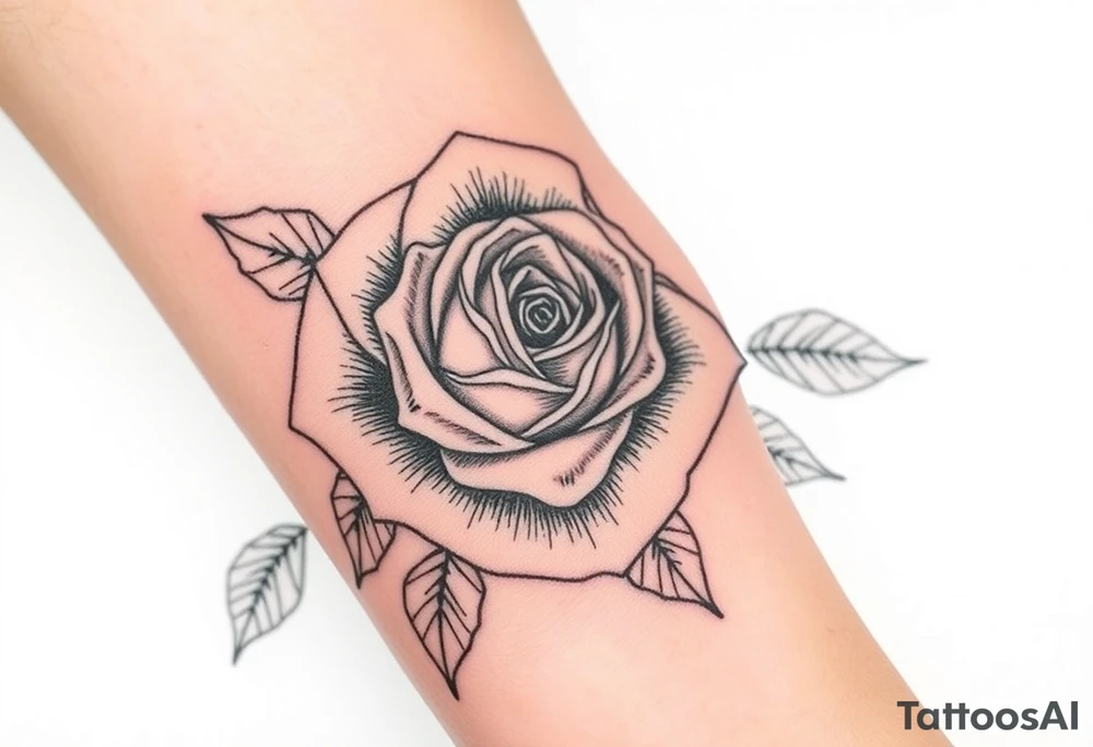 Money rose tattoo tattoo idea