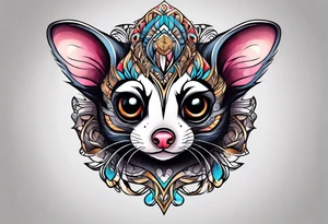 sugar glider tattoo idea