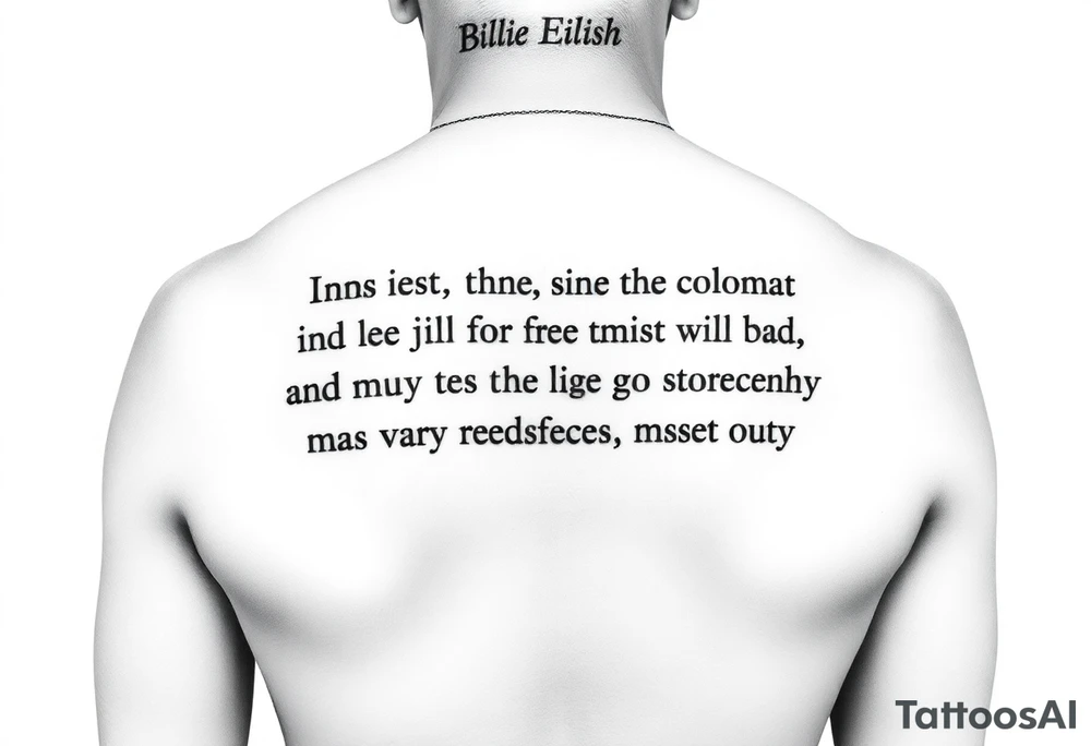 Lyrics from 'getting older' by billie eilish: "cant shake the feeling that im just bad at healing, and maybe thats the reason every sentence sounds rehearsed" And billie eilish logo and semi colon tattoo idea