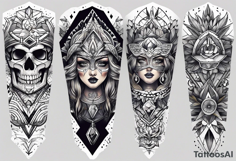 knee tattoo tattoo idea