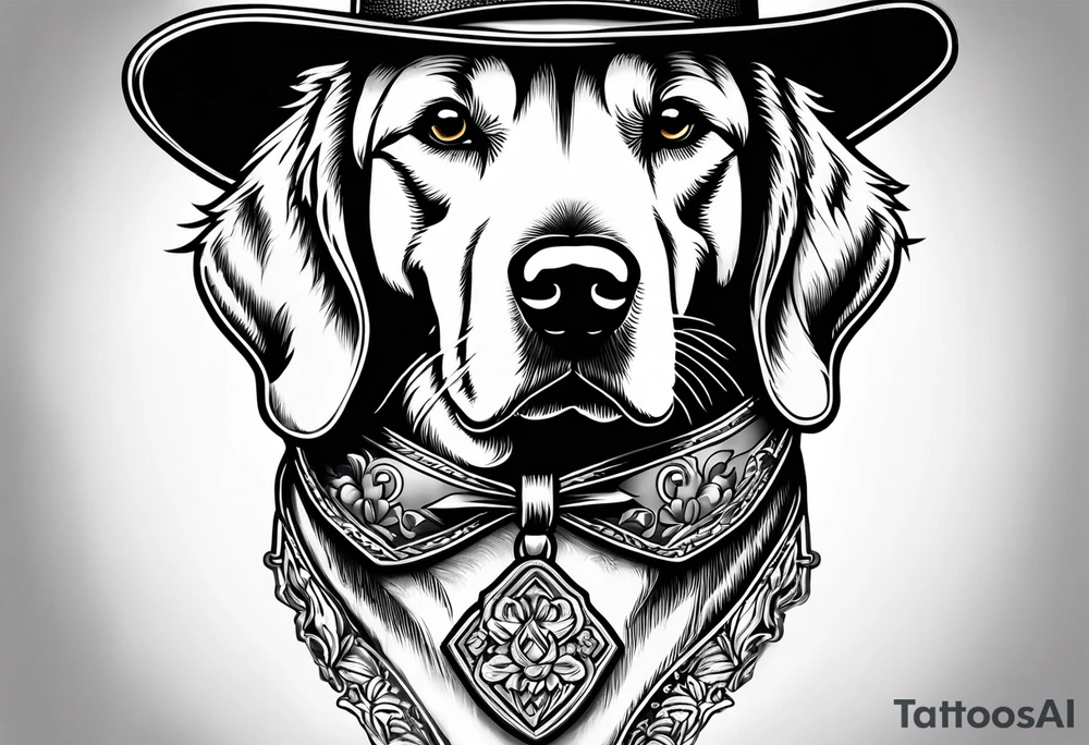 golden retriever in a cowboy boot tattoo idea golden retriever in a cowboy boot tattoo idea