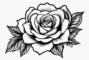 Rose won fire with the “fire rose” symbol tattoo idea