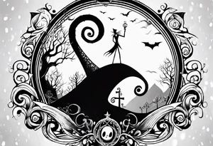 Nightmare before Christmas tattoo idea