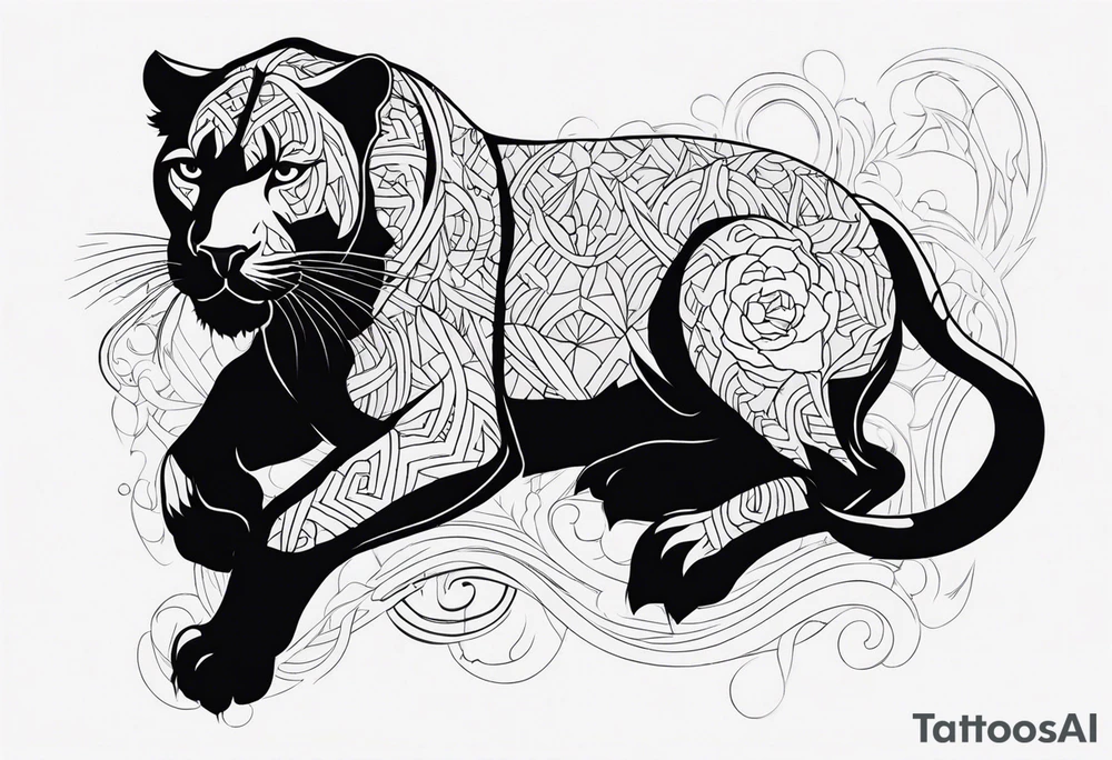 Panther tattoo idea