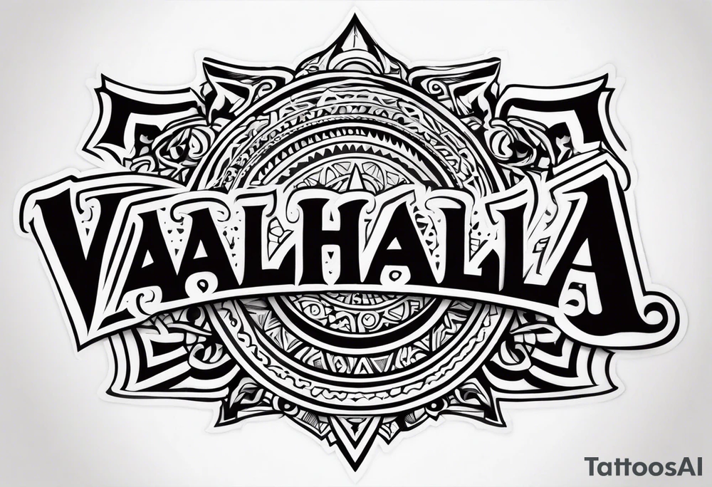 Valhalla tribe tattoo idea