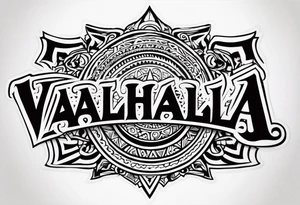 Valhalla tribe tattoo idea