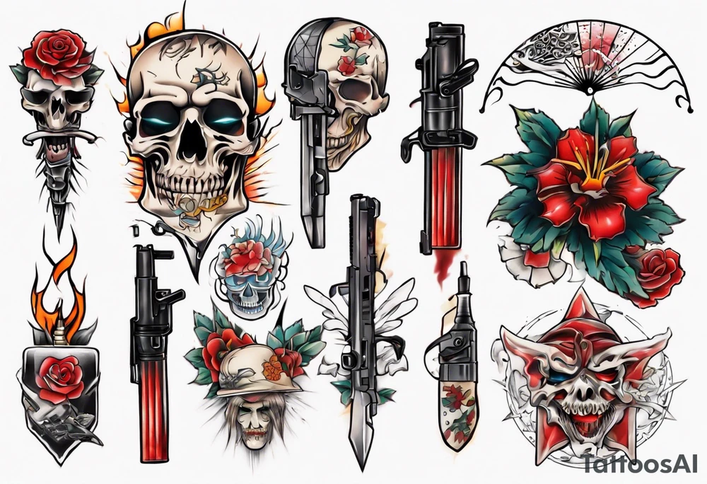 School Shooter tattoo idea