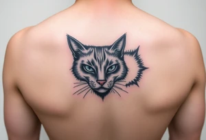 Black Cat tattoo idea