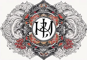 Boyfriend's Initials T A C tattoo idea