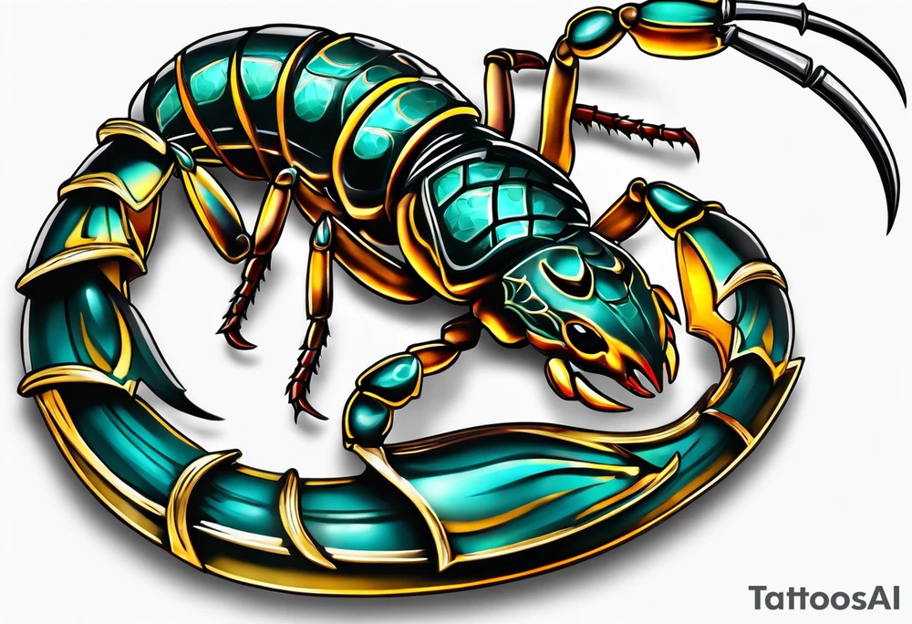 Scorpion tattoo idea