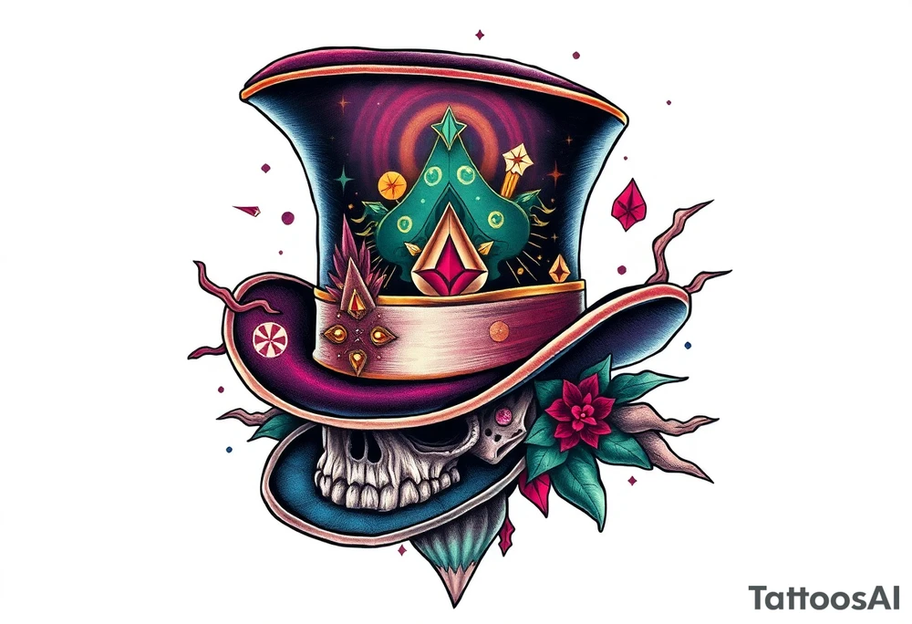 madhatters hat tattoo idea