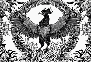 Phoenix tattoo idea