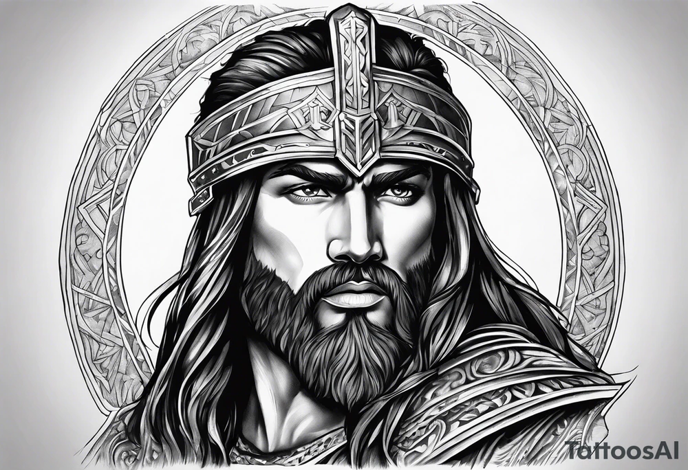 Warrior of Christ tattoo idea