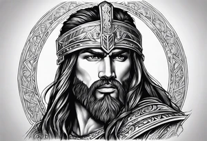 Warrior of Christ tattoo idea