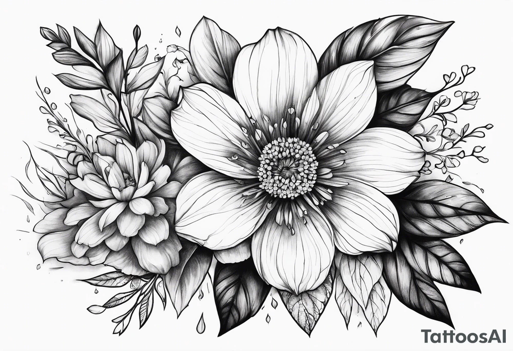 Flowers tattoo idea