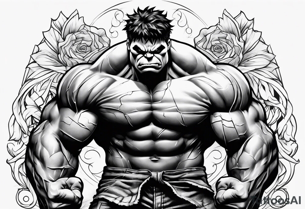 Hulk tattoo idea