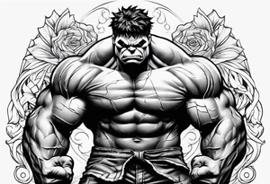 Hulk tattoo idea