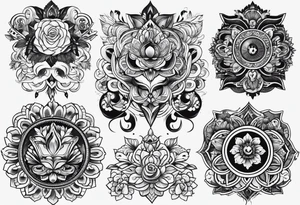 Russian design tattoo idea