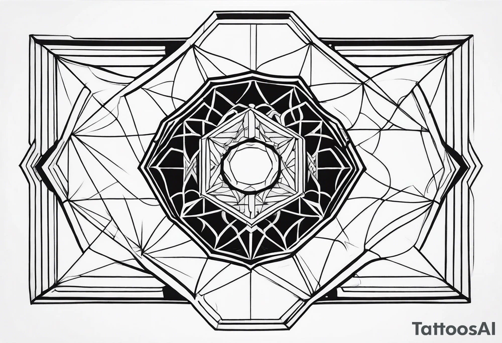 Octagon tattoo idea
