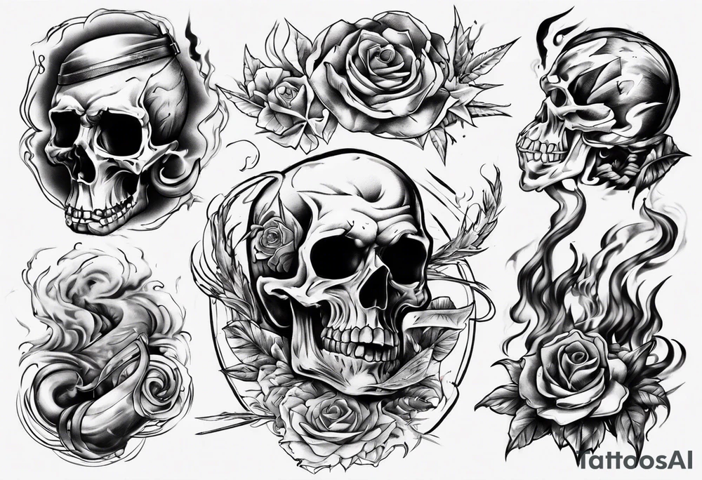 smoking tattoo idea
