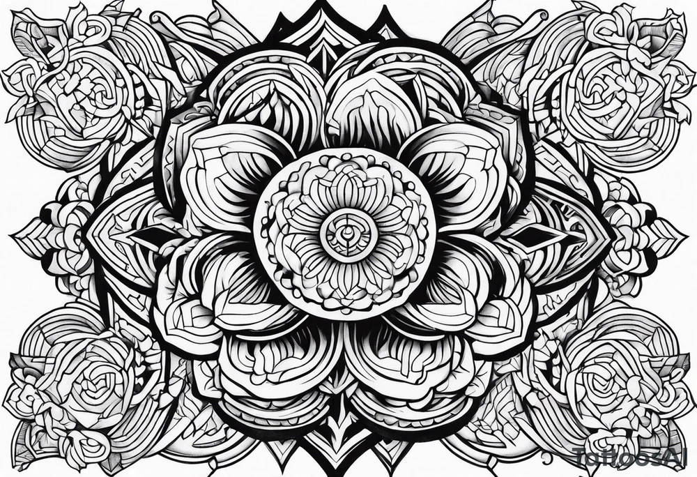 vietnamese bau cua tattoo idea