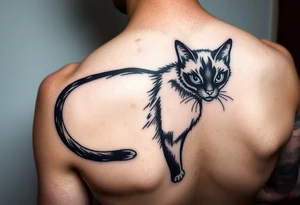 Black Cat tattoo idea