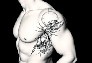 Even the darkest night will end, and the sun will rise tattoo idea