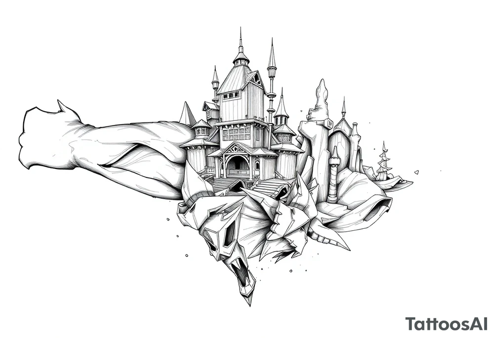 Wonder land tattoo idea