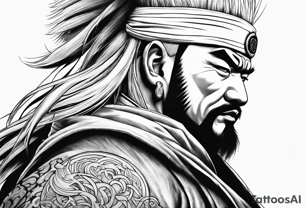 Jiraiya of the legendary sannin tattoo idea