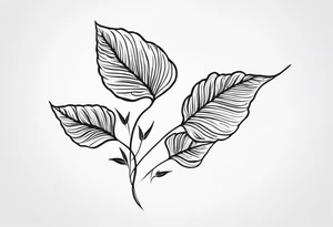 Fern, September, Morning Glory tattoo idea