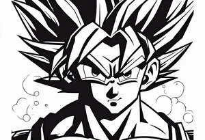 dragonball z tattoo idea