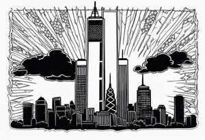 9/11 September 11, 2001 sleeve tattoo idea