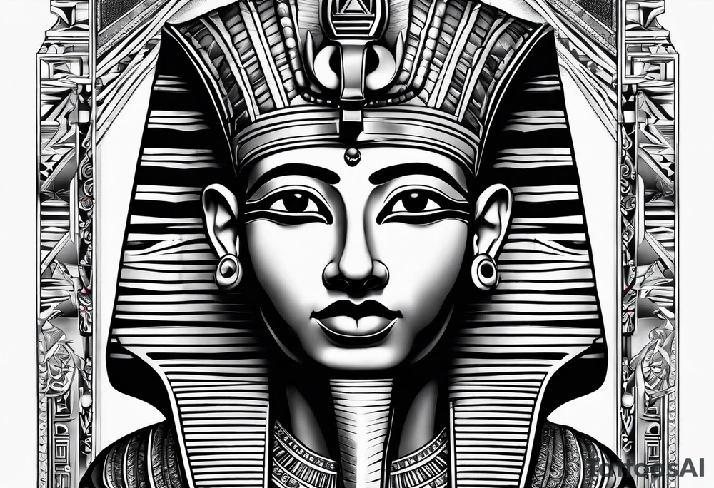 Pharaoh tattoo idea