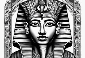 Pharaoh tattoo idea
