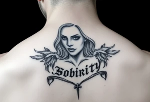 Female meth sobriety tattoo idea