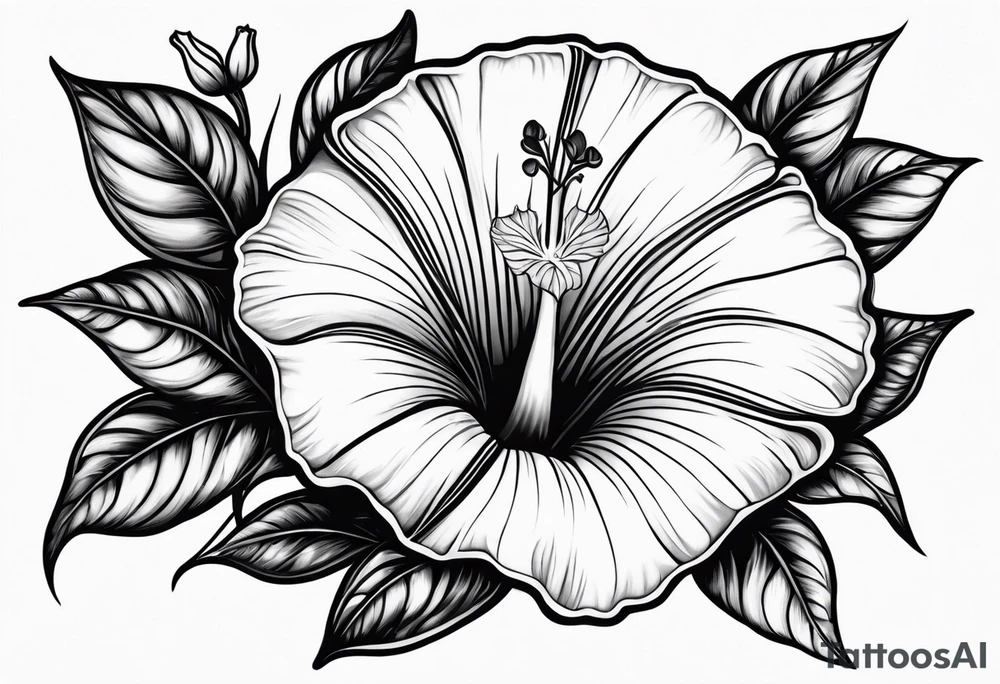 Morning Glory tattoo idea