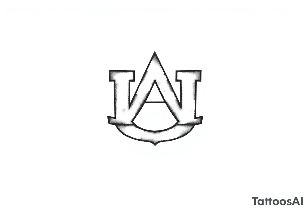 Auburn symbol tattoo idea