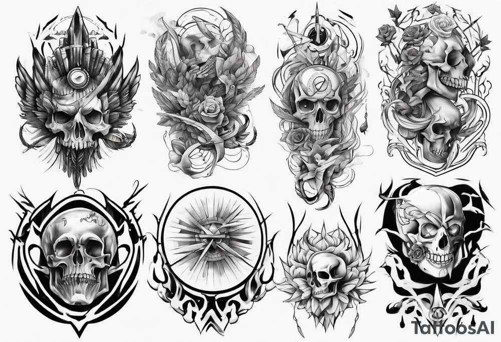 full arms tattoo idea