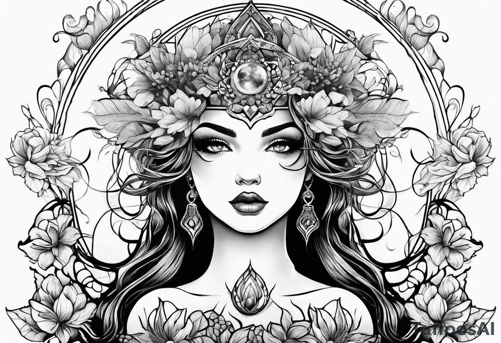 Earth fairy tattoo idea