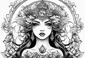 Earth fairy tattoo idea
