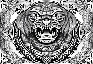 aztec snake 

sleeve tattoo idea