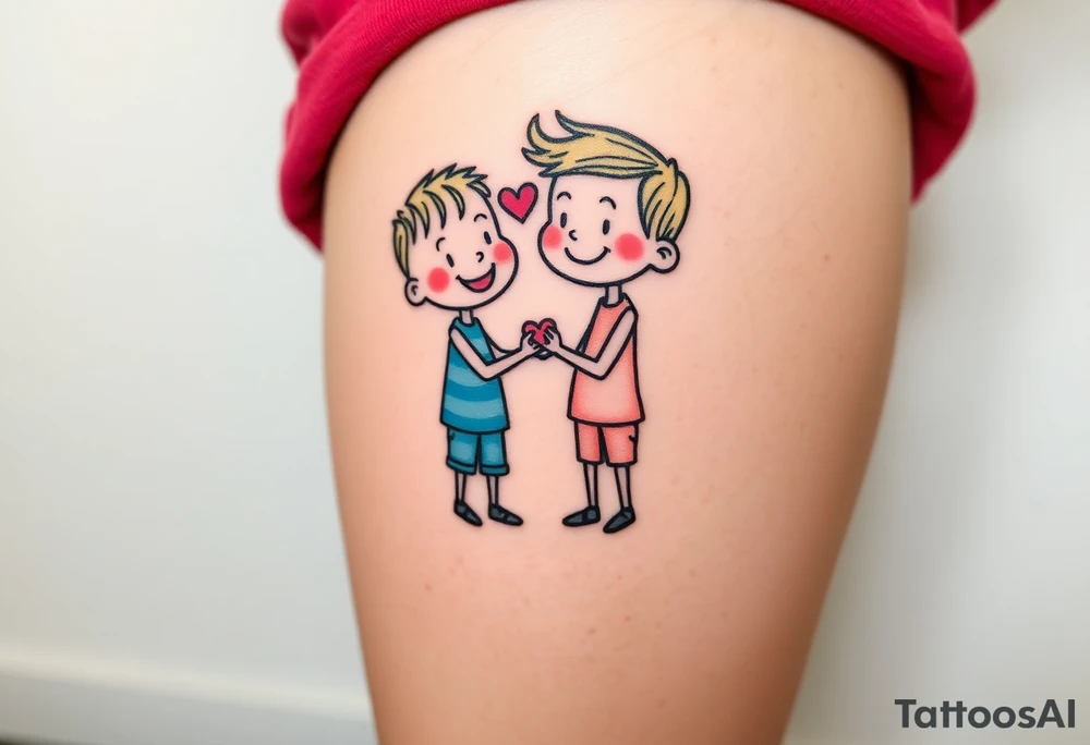 Boys love tattoo tattoo idea