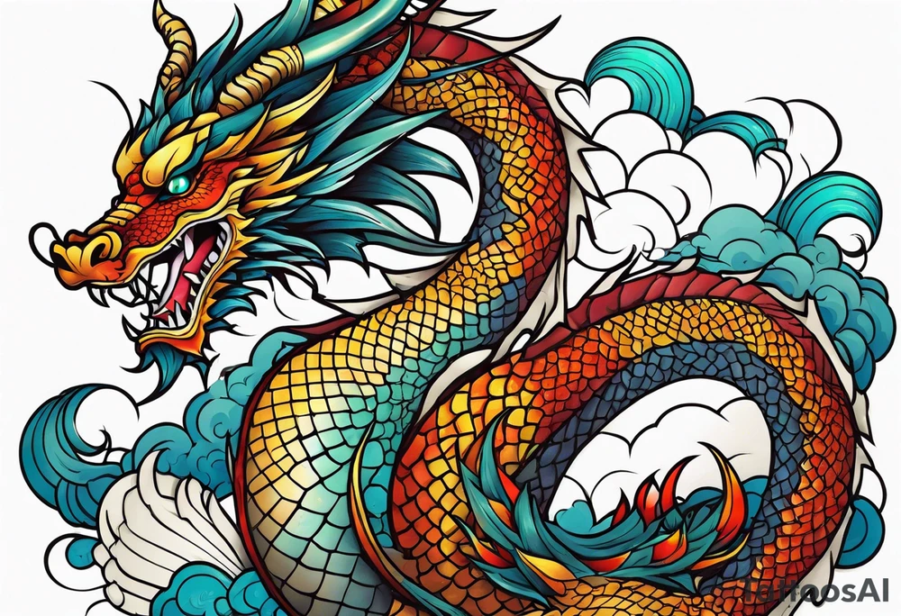 Dragon tattoo 
Japanese tattoo tattoo idea
