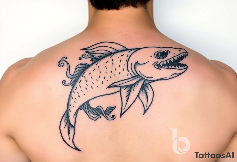 Ocean themed tattoo idea