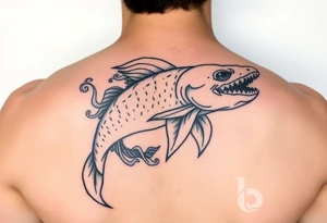 Ocean themed tattoo idea
