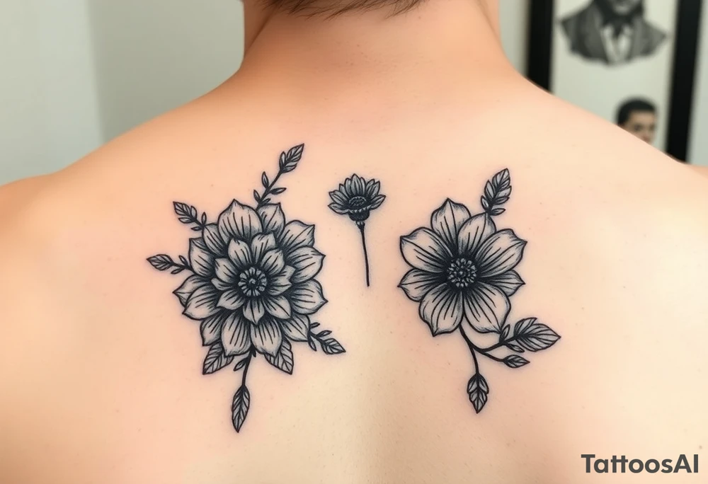 Best friend/neighbor that’s shares a driveway on walnut street that loves wildflowers and witchy things tattoo idea